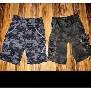 Boys Cargo shorts size 5 (2 pair) PD&C‎ brand Y2K
